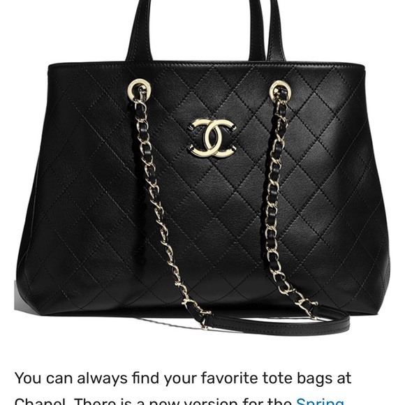 Authentic Black Calfskin Quilted Leather Shopping Bag - Picture 14 of 16